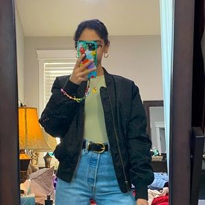 Aritiza Babaton TNA Tahoe Bomber Jacket in size xxs.